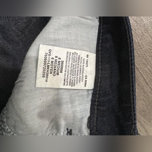 Lee Women's Dark Blue Straight Leg Jeans Size 8 - Picture 3 of 5